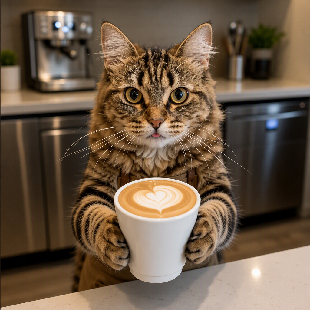 Barista Pet Video